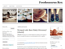 Tablet Screenshot of foodosaurusrex.com